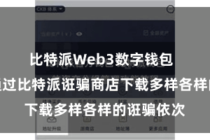 比特派Web3数字钱包  用户不错通过比特派诳骗商店下载多样各样的诳骗依次